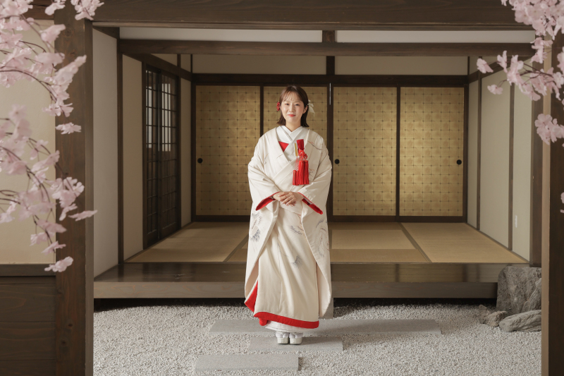 新婦様のソロショットも