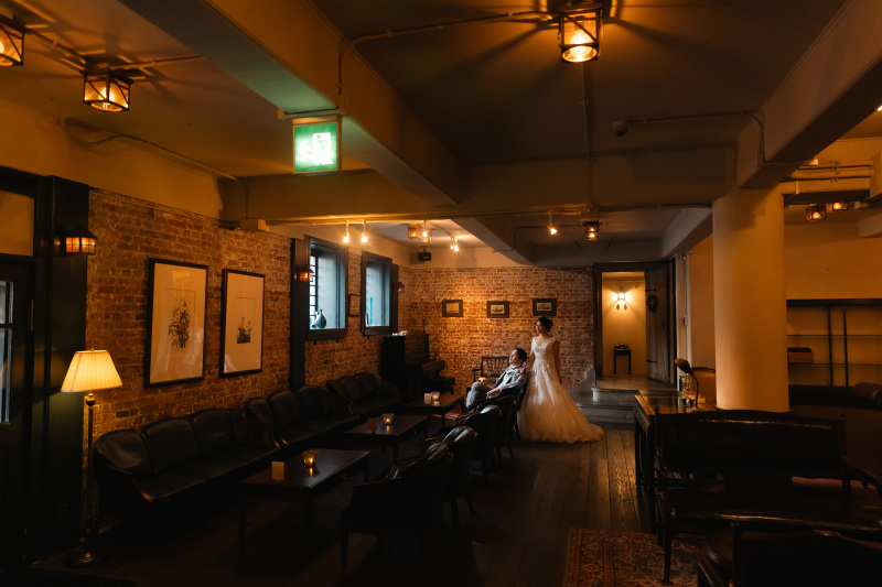 広めなショットも。