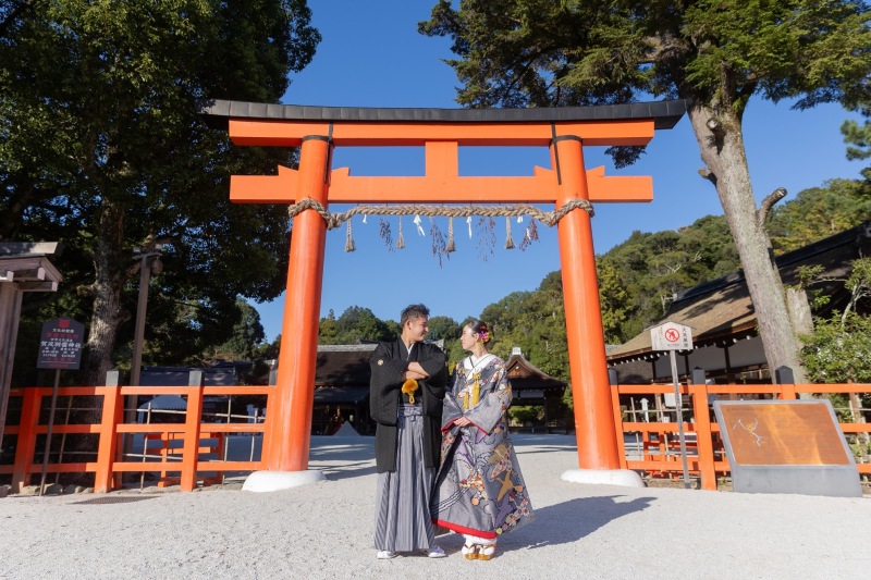 最後は大きい鳥居の前で