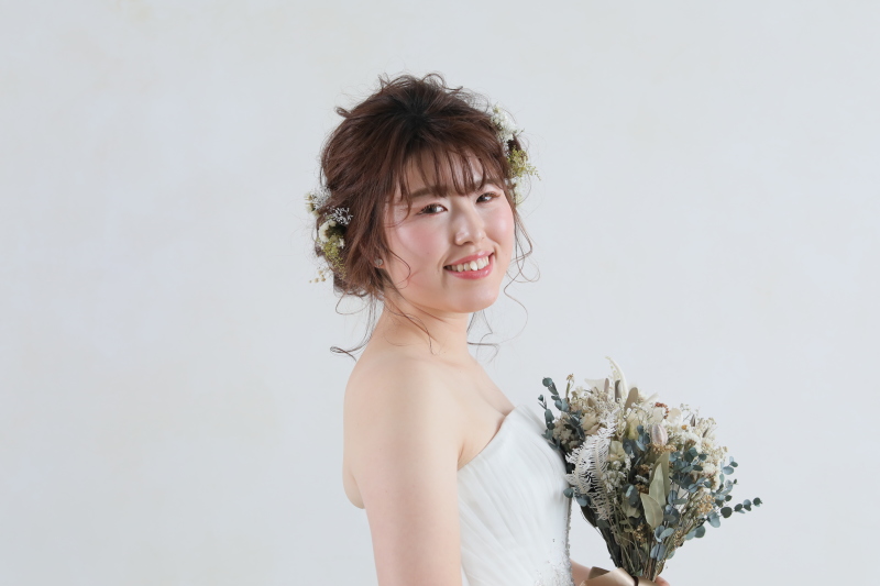 ヘアメイクにもこだわりを♪