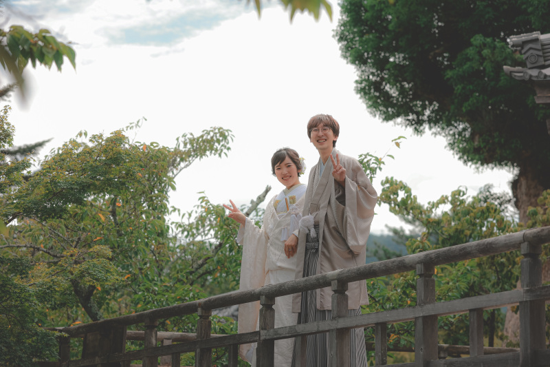 景色が一望できる廊下から・・・