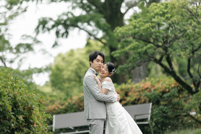 頬をくっつけながら