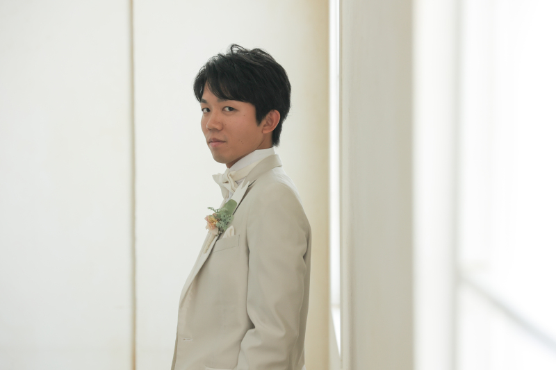 新郎様ソロショット