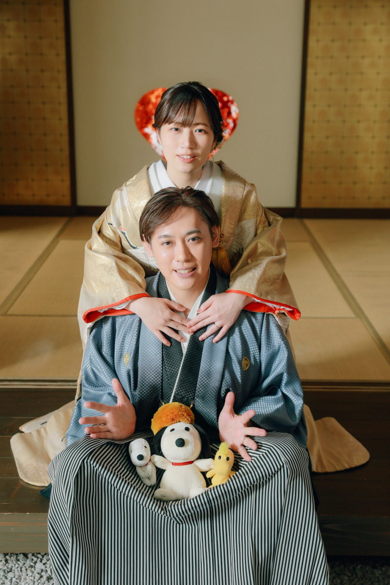 庭園でも一緒♪