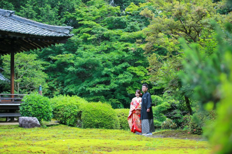 お庭でも撮影♪