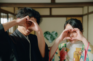 【屋内庭園】でたくさんはしゃいでお二人らしい撮影を♪