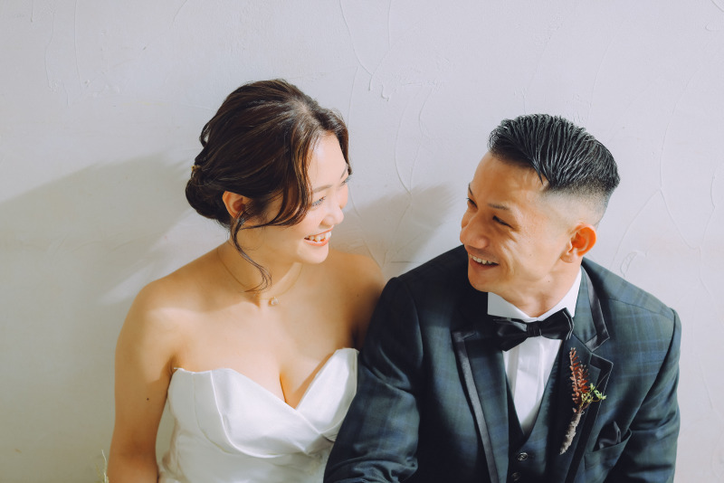最後はお二人の自然な笑顔が素敵なこの１枚