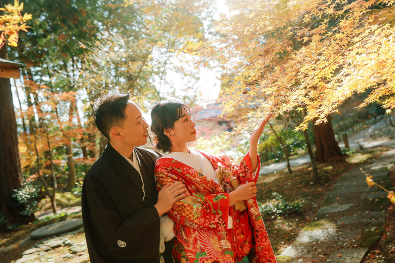 最後は外でも撮影