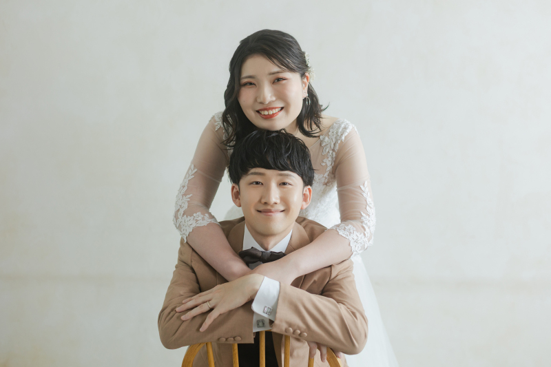 最後には、リラックスしたお二人の笑顔をキャッチ。