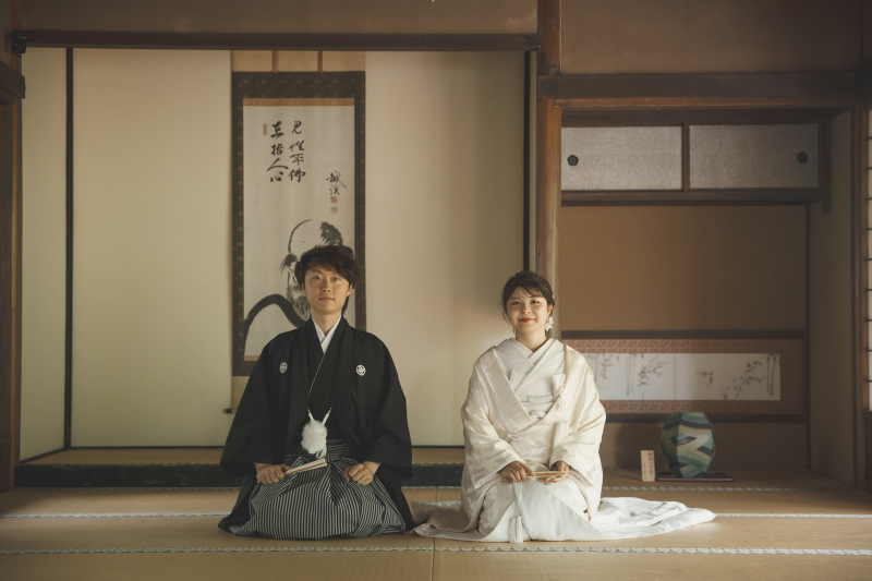 茶室での正座