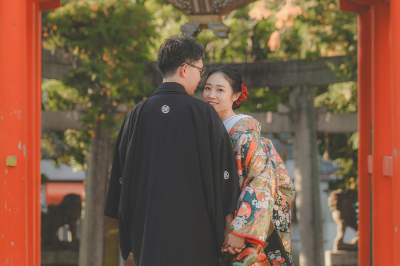 振り返りショット