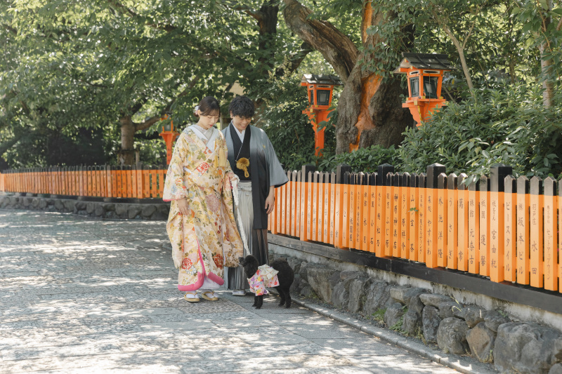 楽しそうなお散歩風景