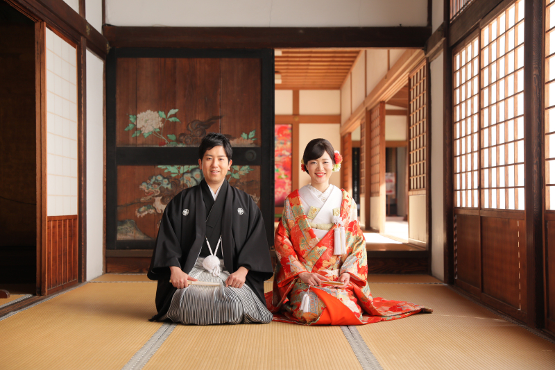 ロケーションの最後はお寺で