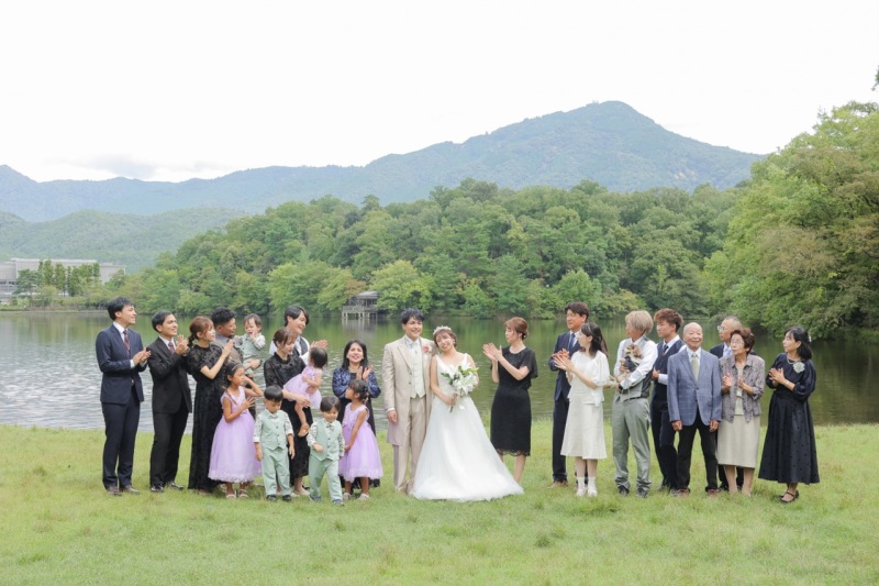 集まっていただいたご家族のみなさまと！