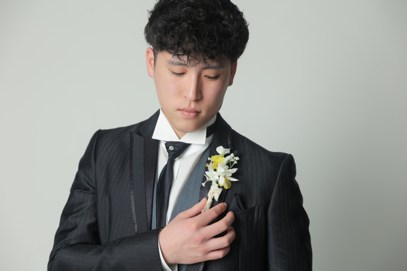 新郎様ソロショット!