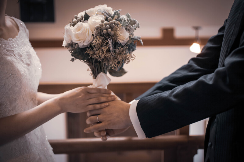 お祝いのブーケ❀