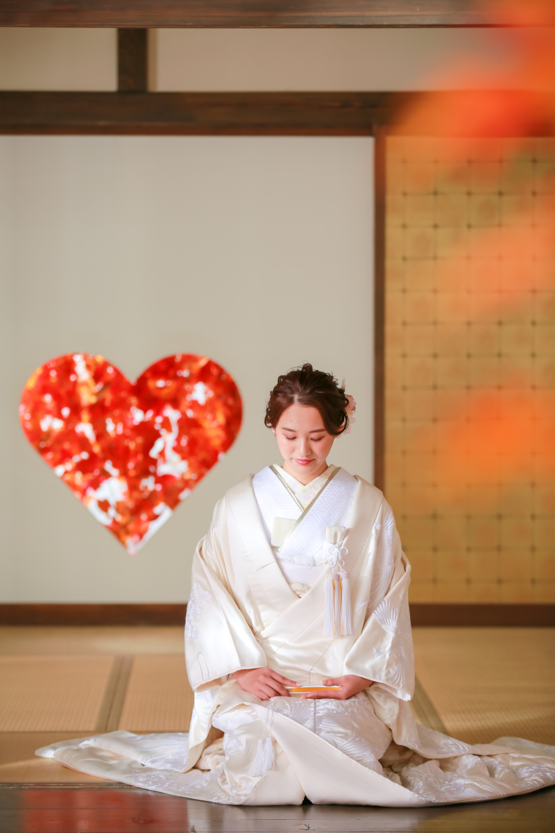 屋内庭園でも紅葉のイメージを！