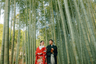 日本らしさを婚礼写真に詰め込んで