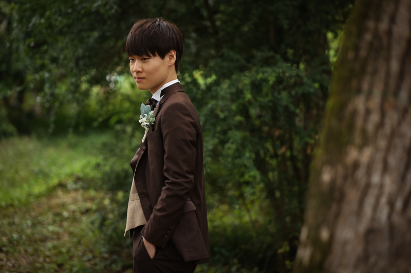 ご新郎様のソロショット