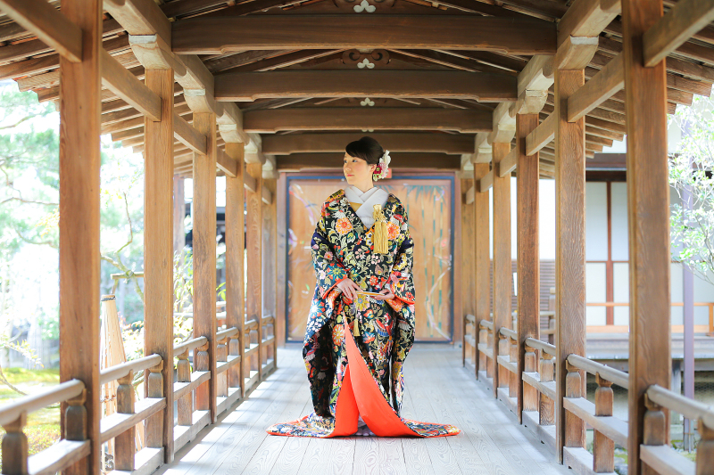 お庭が見渡せる廊下