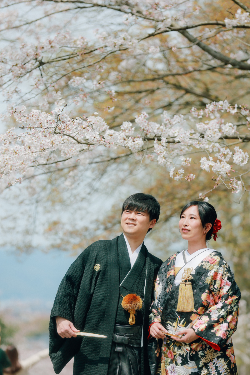 最後に、和装に着替えての撮影。