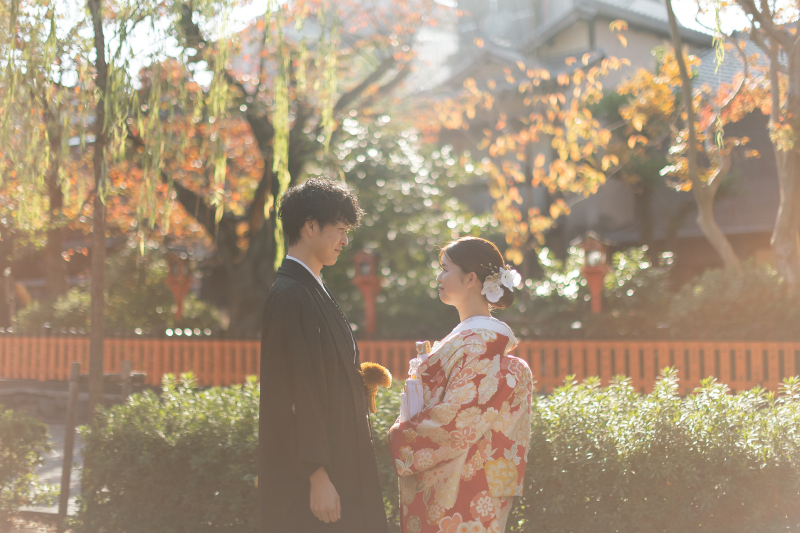 優しい陽射しの中で。