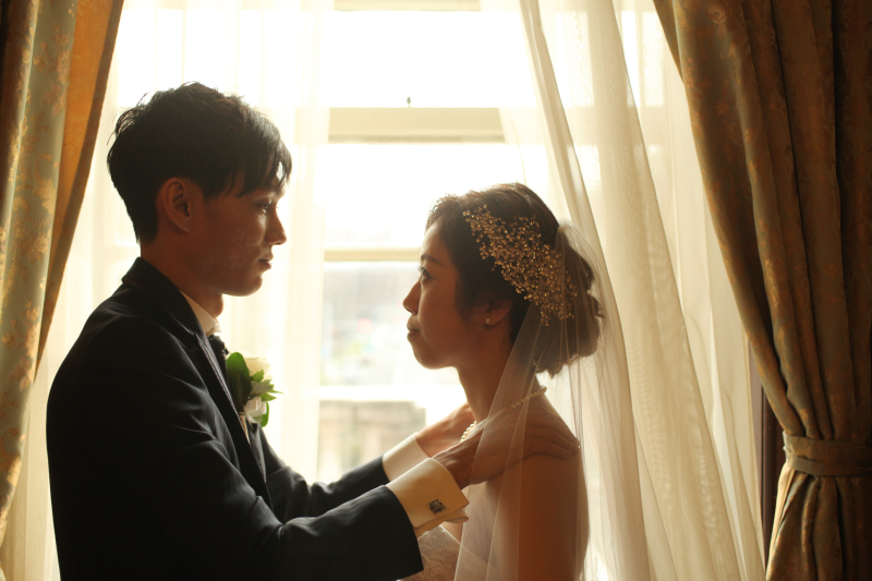 ベールを取って…