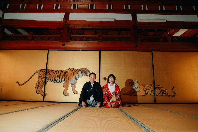 特徴的な虎のお部屋でも