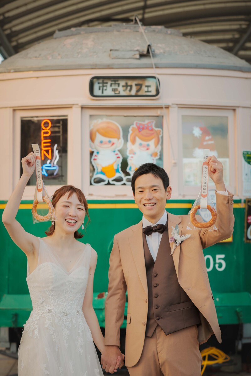 梅小路公園の市電カフェ