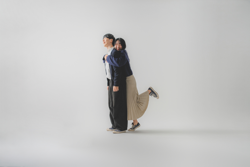 「ぎゅっ！」と抱きしめるシーン。