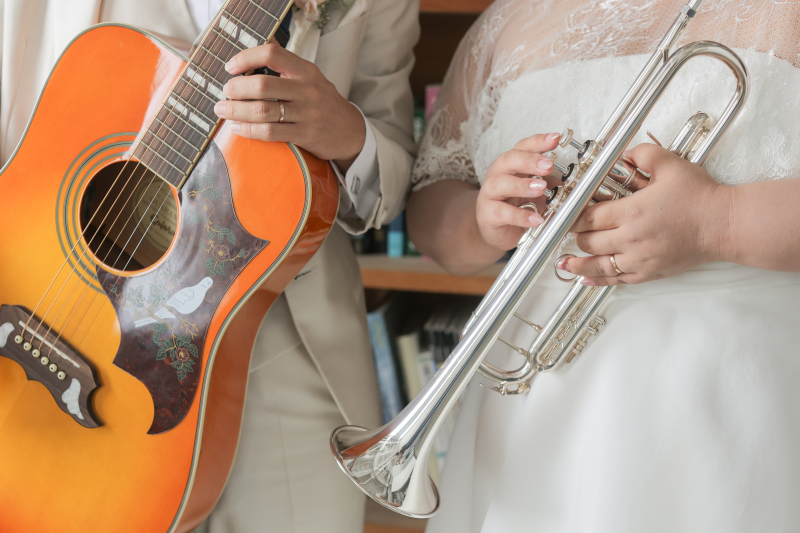 最後はお手元を