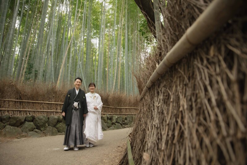 お散歩しながら。