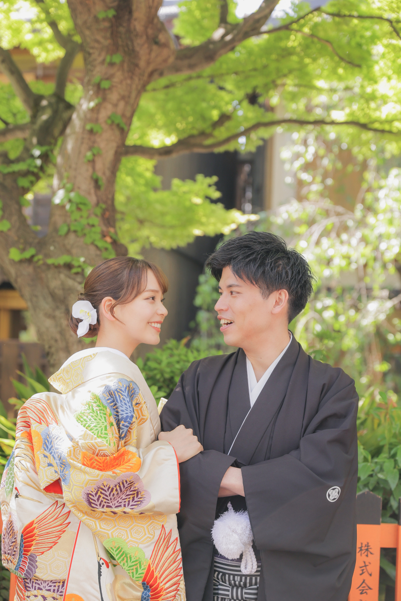 見つめ合いショット