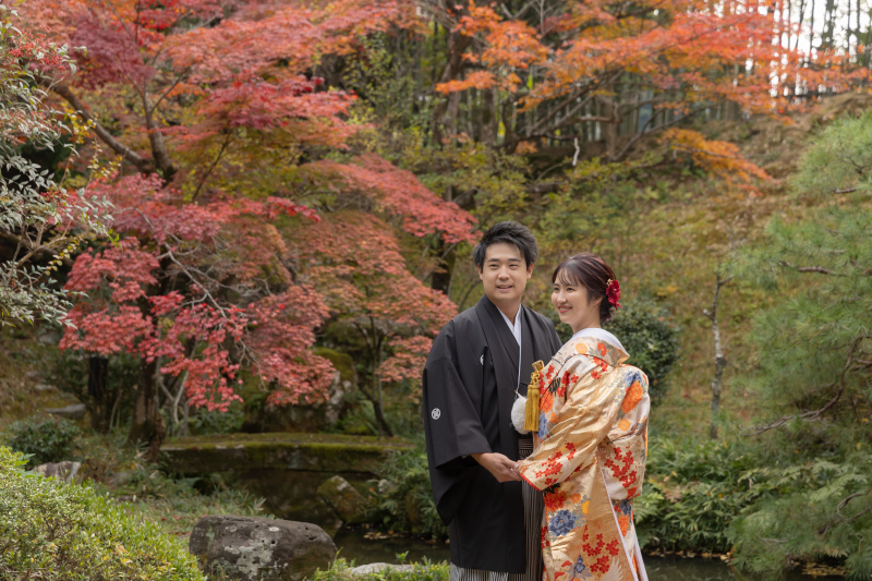 東方丈の中庭で