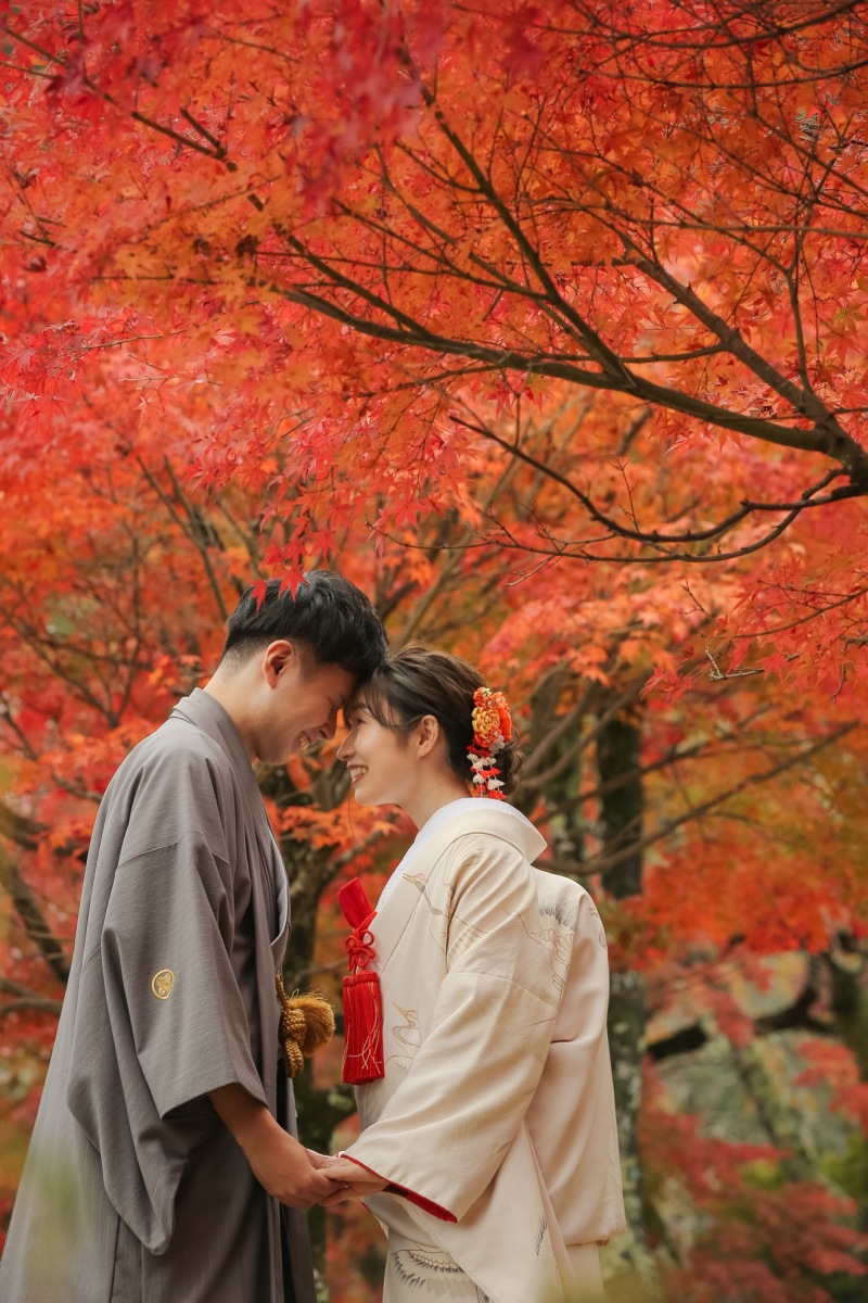 紅葉の中で・・・