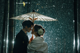 雨だからこそのロケーションショット