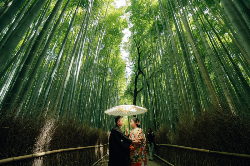 嵐山(和)+植物園(洋)で自然いっぱいロケーション☆
