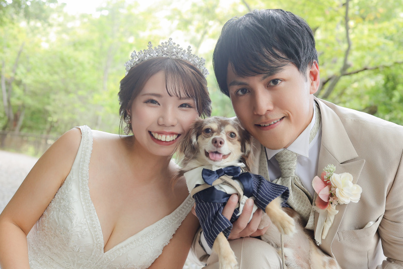 なんともかわいらしいこの３ショット！