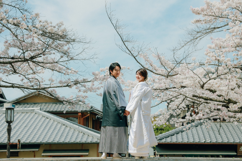 青空と桜のコラボレーションが素敵な1枚