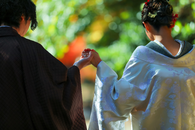 お二人の仲睦まじい姿を