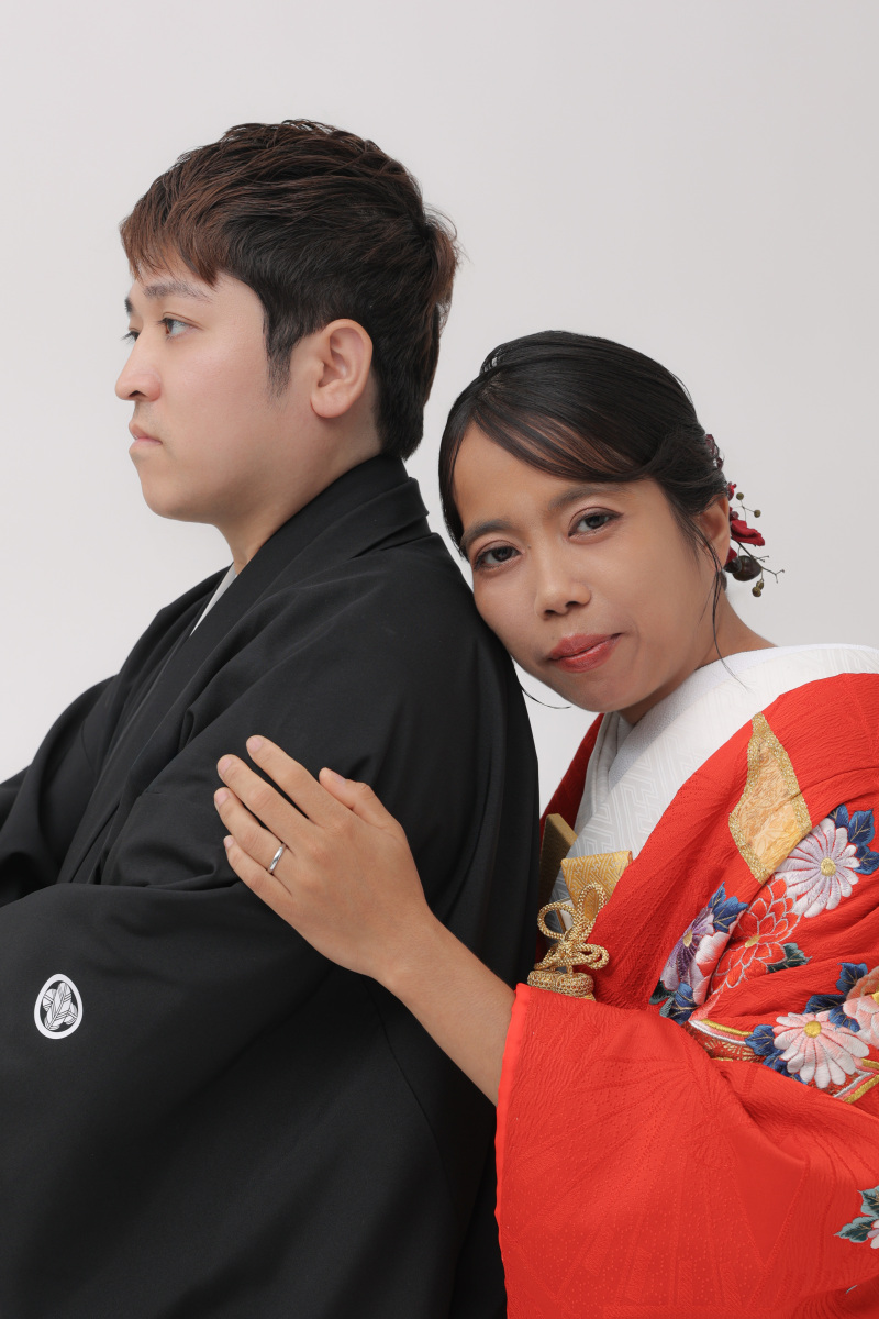 新婦様から寄り添って