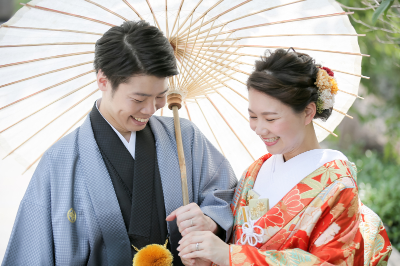 笑顔がこぼれるお二人。