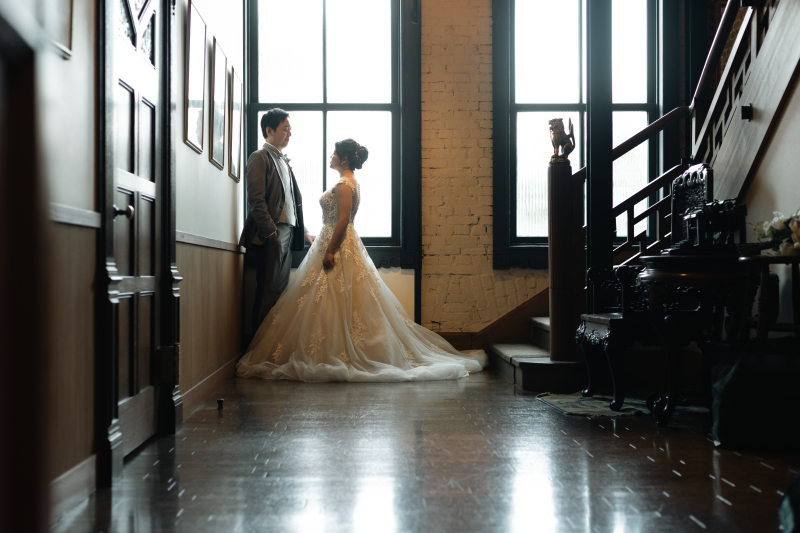 廊下のショット。