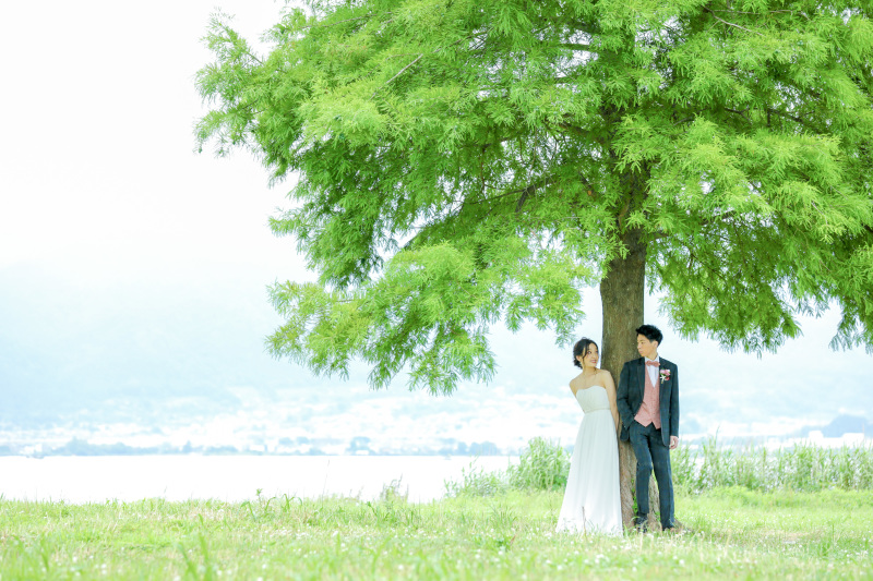 雨の中のロケーション