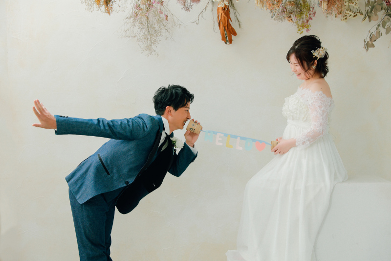 まずは洋装撮影から!