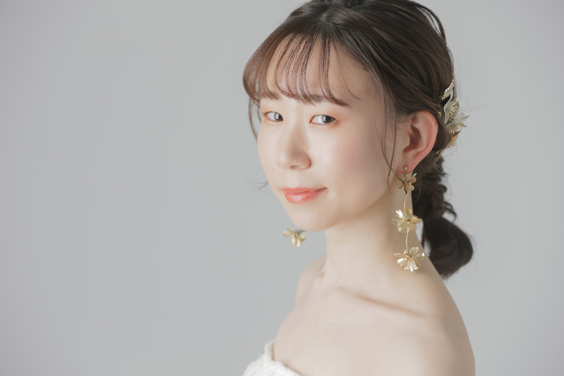 新婦様のアップ