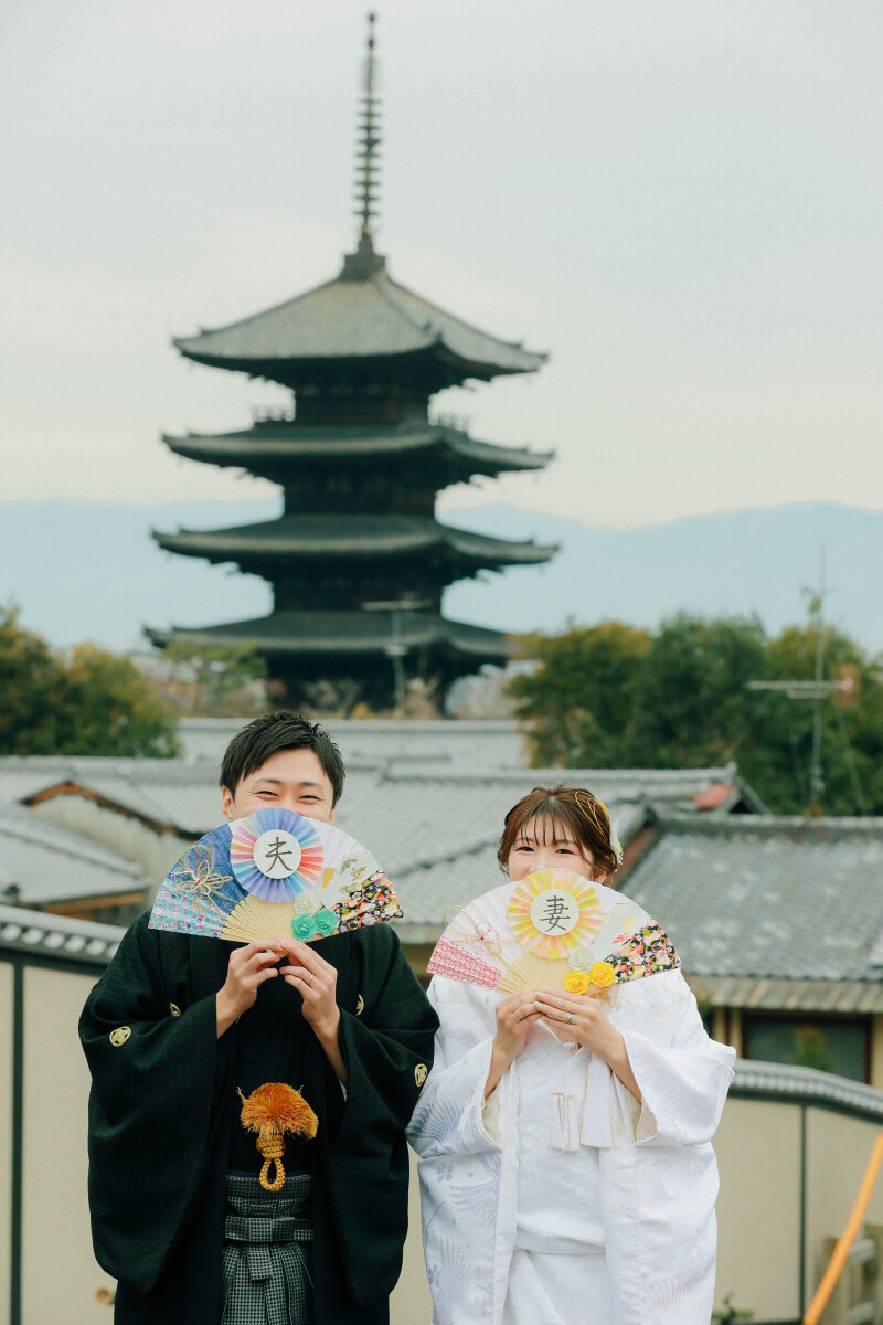 八坂ロケーション♪京都を感じながらの前撮り撮影♪