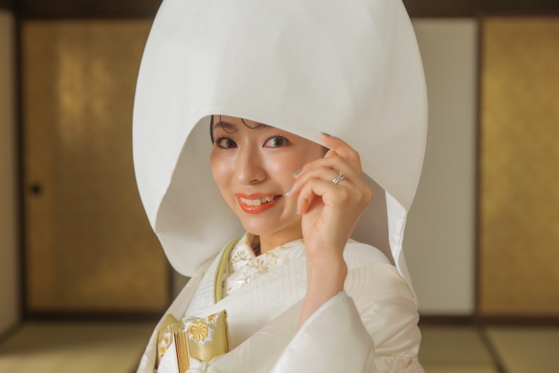最後は綿帽子の新婦様も