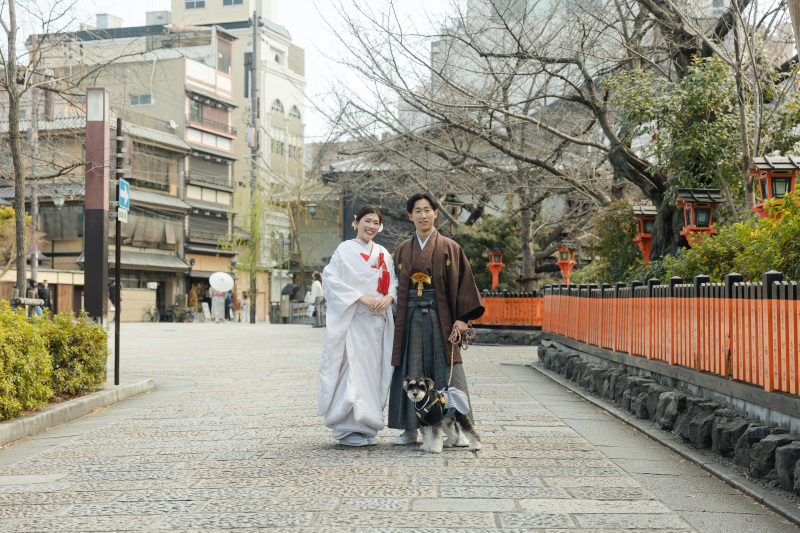 街に馴染む和装姿はお二人だけではありません!