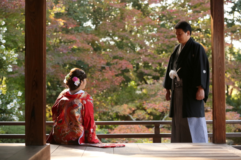 新婦様の元へ…